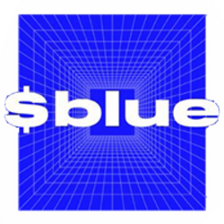 blue on base logo