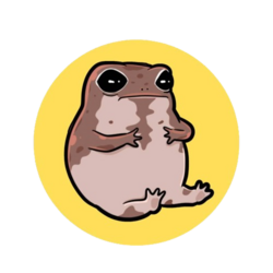 Omochi the Frog logo