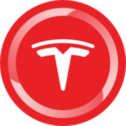 Backed Tesla logo