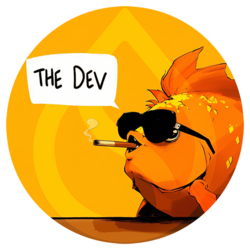 DEV IS FISH logo