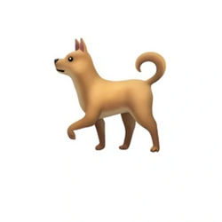 Dog Emoji On Solana logo