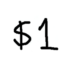 $1 logo