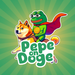 Pepe on Doge logo