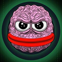 $BRAINS - your greed is my fuel 🤯🧠 by Virtuals logo