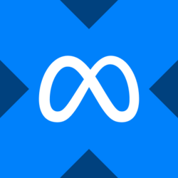 Wrapped Meta xStock logo
