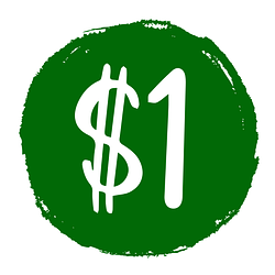 will go to $1 logo