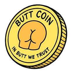 Buttcoin logo
