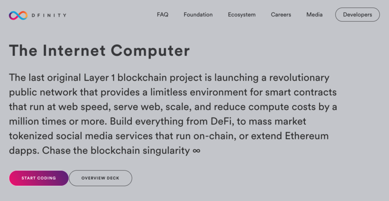 Dfinity Price