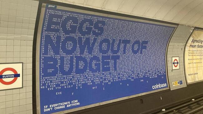 Le régulateur publicitaire britannique interdit les publicités de Coinbase comme « irresponsables »