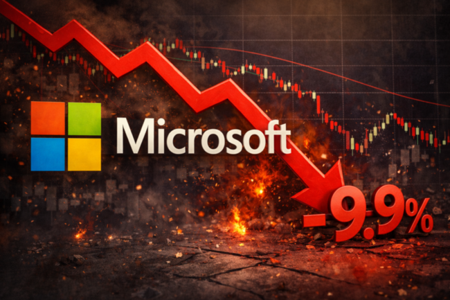 微軟重挫 9.9% 市值蒸發 3570 億美元「美股史上第二慘」，發生什麼事？
