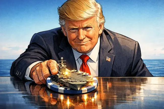 美伊開火最後一刻，川普證實談判有進展，砲艦外交贏了？