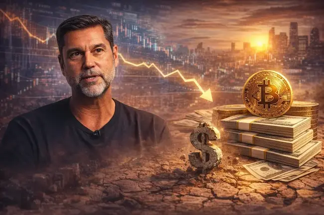 Raoul Pal分析：加密不沒有崩盤而是「美元流動性枯竭」，2026 仍是超級大多頭