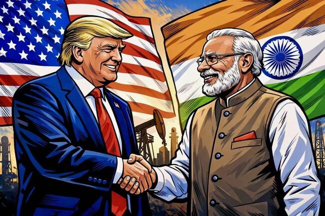 川普宣佈將印度關稅「從25%砍到18%」！印度同意停購俄羅斯石油、從美國採購5000億美元商品