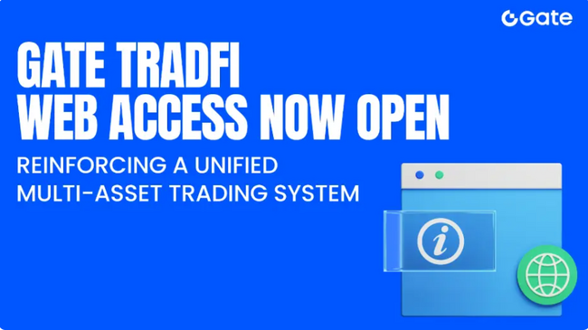 Gate открыла веб-доступ к TradFi, усилив единую систему мультиактивной торговли