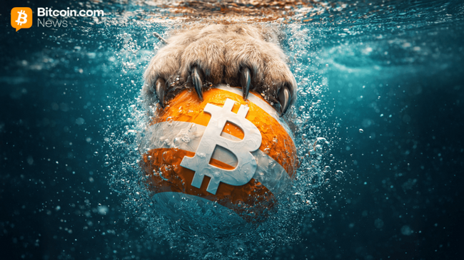 Bitcoin падает до $72,863 после кратковременного отскока при сильных распродажах