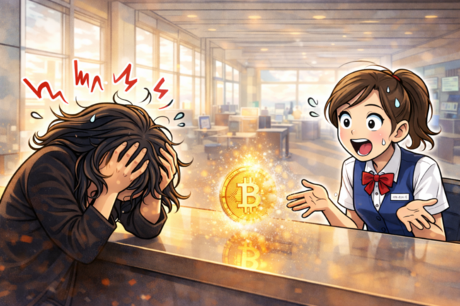 阿姨比特幣賠光到銀行痛哭，櫃員崩潰：我心好累怎辦..