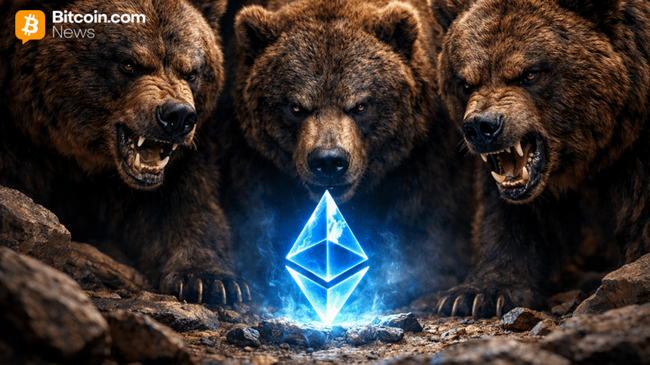 Анализ цены Ethereum: Падение в течение семи дней продолжается в сессию среды