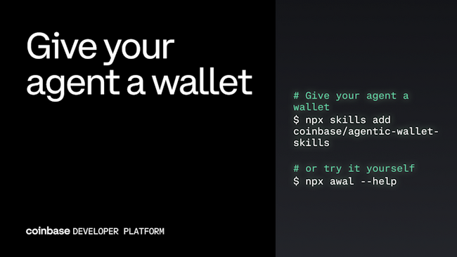 Coinbase 推出 Agentic Wallets：讓 AI 代理自主交易、支付與收益，整合 x402 協議