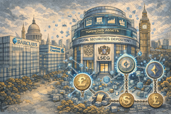 倫敦證交所宣布建「數位證券存管處」：支援代幣化債券、股票及私募資產鏈上結算