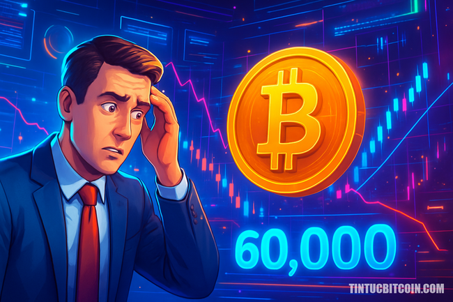 Nhà đầu tư lo ngại: Bitcoin có giữ được mốc 60.000 USD?