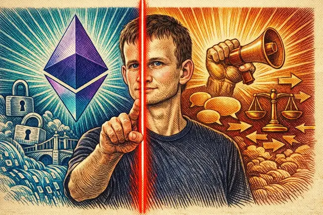 V神畫紅線：「中立屬於協議、原則屬於人」，你不必認同我也能自由使用以太坊