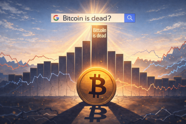 Google 搜尋「比特幣已死」熱度創新高，歷史數據分析：好兆頭還是壞跡象？