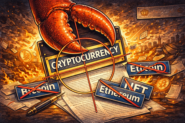 說一聲比特幣就遭封禁：龍蝦 OpenClaw 與加密貨幣的決裂始末