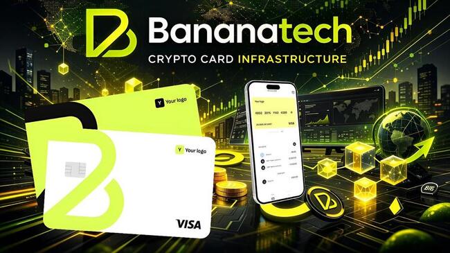 Bananatech расширяет инфраструктуру криптовалютных карт для поддержки программ Fintech и Web3 Payment