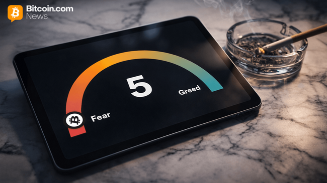 Индекс криптовалютного страха падает до исторического минимума, а RSI биткоина приближается к уровням, которые наблюдались только во время крупных обвалов