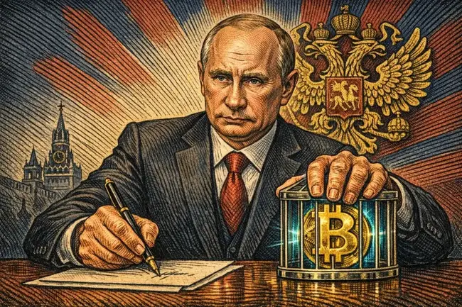 普丁親簽新法！授權俄羅斯法院「可在刑事調查中」沒收比特幣等任意加密貨幣