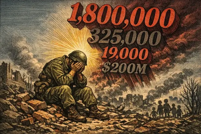 烏俄戰爭四週年：180萬傷亡、每小時打掉2億鎂、1.9萬名兒童被擄