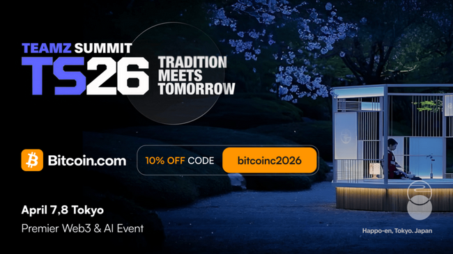 TEAMZ Summit Tokyo 2026 : là où la cryptomonnaie croise réellement le Japon
