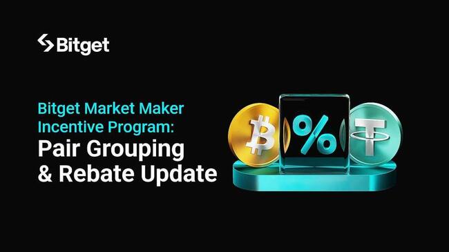 Bitget introduit des taux Maker basés sur les groupes afin de renforcer la liquidité des marchés au comptant et à terme