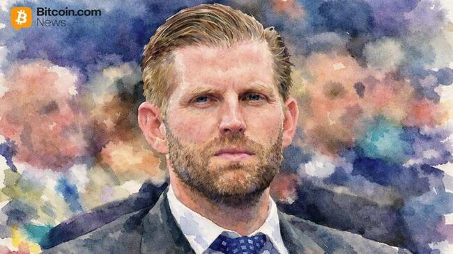 Eric Trump affirme que les grandes banques bloquent les produits cryptographiques à rendement élevé afin de protéger leurs profits contre les faibles taux d'épargne