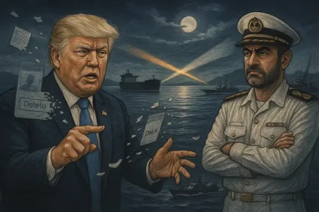 川普喊永久消除荷姆茲海峽水雷、能源部長「美軍艦已護航油輪」遭伊朗嗆後雙雙刪文