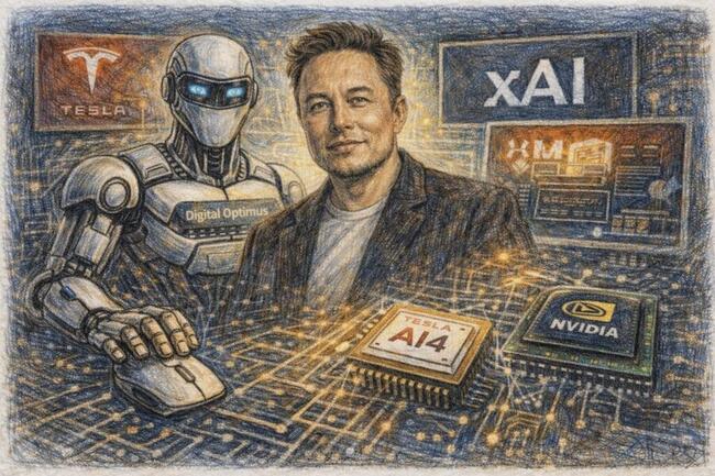 xAI 遭爆放棄 Macrohard？馬斯克打臉外媒：已與 Tesla Digital Optimus 整併為超級大腦