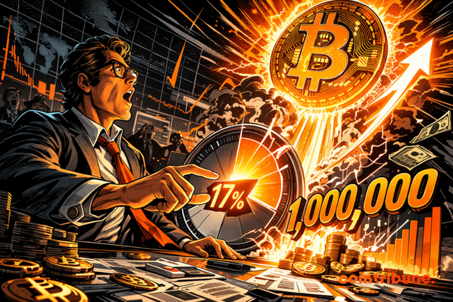 Bitcoin at 1 million: Bitwise claims that 17% of the market could be enough