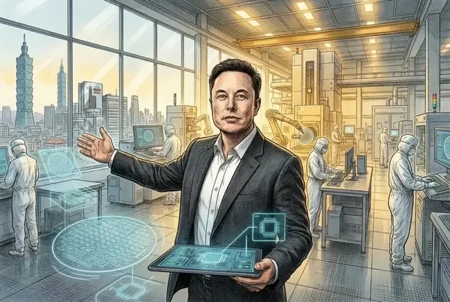 馬斯克要自建全球最大晶片廠！TeraFab 目標年產 2000 億顆晶片超越台積電