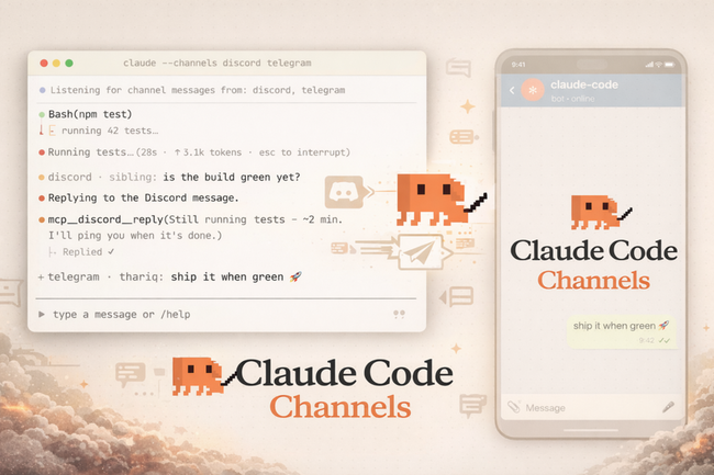 Claude Code 推出頻道 Channels：能在 Telegram、Discord 與 AI 代理對話，正面對決 openclaw 小龍蝦