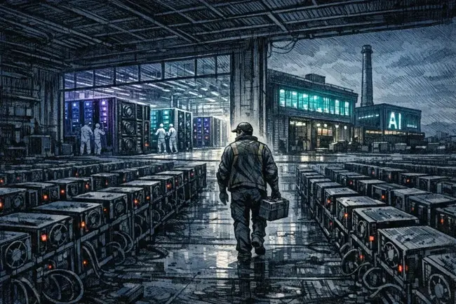 比特幣挖礦難度下調 7.76% 創今年第二大跌幅，大型礦企爭相出走 AI