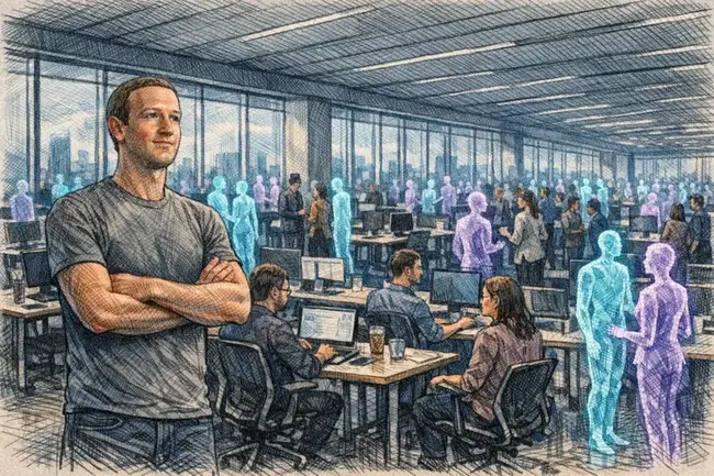 祖克柏打造「CEO 專屬 AI 代理」，Meta 78,000 人公司開始讓 AI 代理彼此「社交」