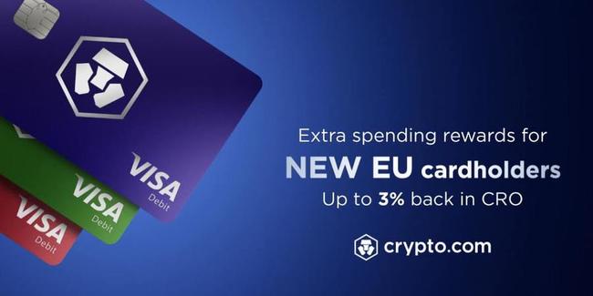 Promo esclusiva Crypto.com: premi extra richiedendo la carta VISA