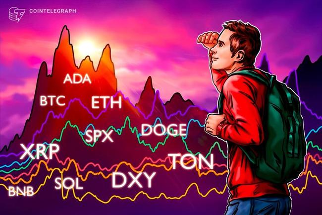 25 Eylül Fiyat Analizi: SPX, DXY, BTC, ETH, BNB, XRP, ADA, DOGE, TON, SOL