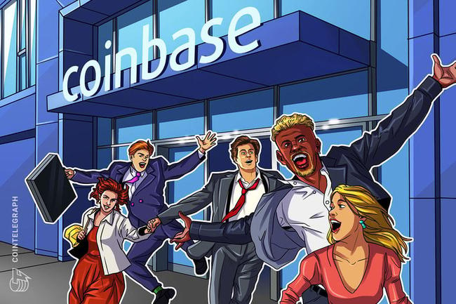 Ações da Coinbase atingem maior valor em 18 meses após acusações dos EUA contra a Binance