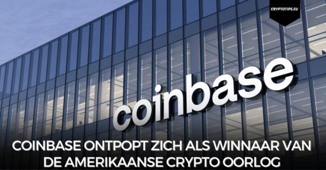 Coinbase ontpopt zich als winnaar van de Amerikaanse crypto oorlog