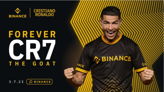 Beperelték Cristiano Ronaldót a Binance reklámozása miatt