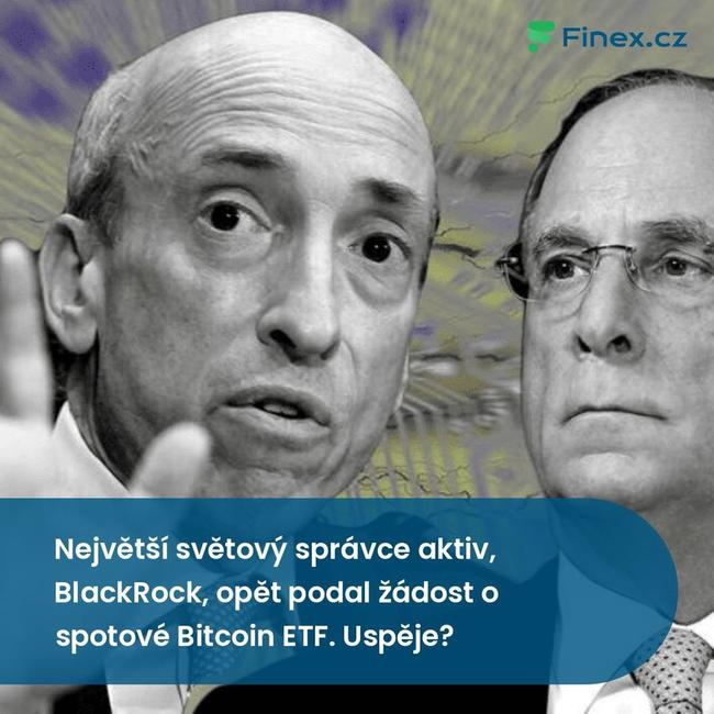 Největší světový správce aktiv, BlackRock, opět podal žádost o spotové Bitcoin ETF. Uspěje?