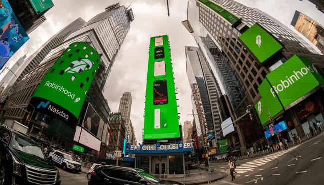 Robinhood reporta un récord de ingresos tras subidas de criptomoendas