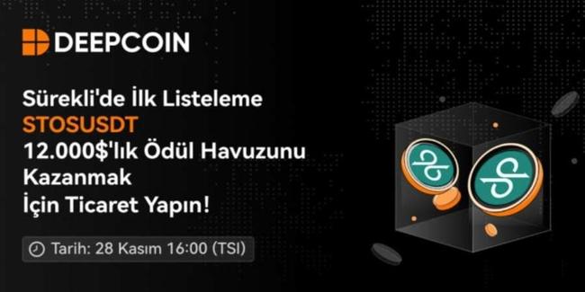 Deepcoin vadeli işlem ve spot ticaret platformunda Stratos’u (STOS) listeledi