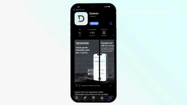 L’exchange crypto français Deskoin dévoile sa nouvelle application mobile